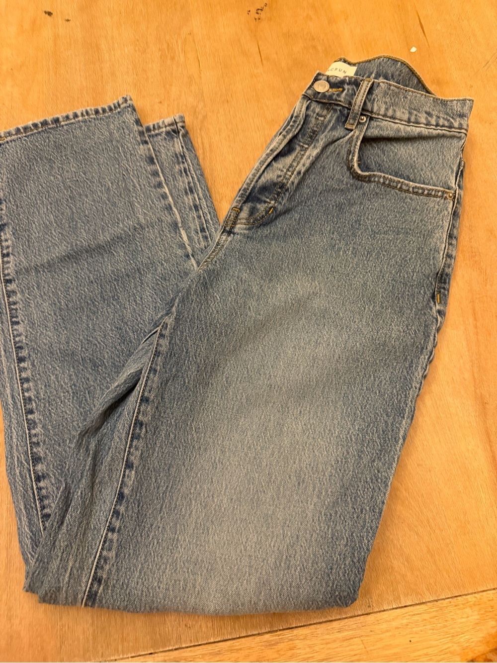 PacSun Vintage Light Blue Straight-Leg Jeans